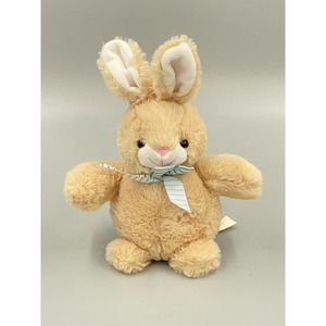 Dan Dee 9” Tan Bunny Rabbit Plush High Ears Stuffed Animal Toy